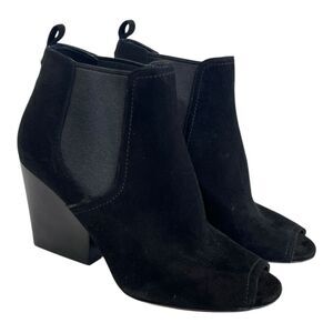 Tory Burch | Women's Black Gemma Open Toe Bootie 7.5